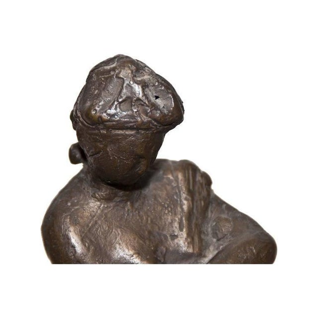 Figura Femminile Bronze Sculpture by Giuseppe Mazzullo, 1944 For Sale - Image 4 of 6