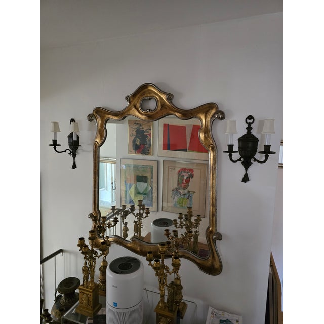 Grand Tour Pair of 1900s Attributed to E F Caldwell Sconces Patinated For Sale - Image 3 of 9