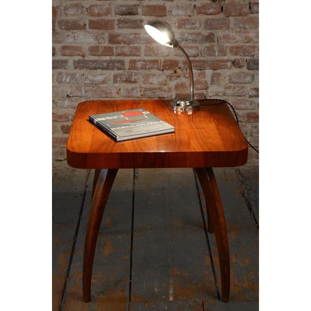 Silver Czech Bauhaus Table Lamp in Chromed Steel and Aluminium by J. Vorel, 1930s For Sale - Image 8 of 14