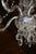 Vintage Glass Estate Chandelier For Sale - Image 4 of 5