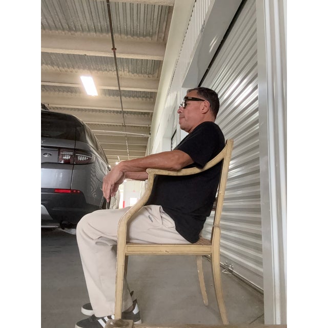 Mid 19th Century 19th Century Set of Eight English Gilt and Painted Decoration Chairs For Sale - Image 5 of 9