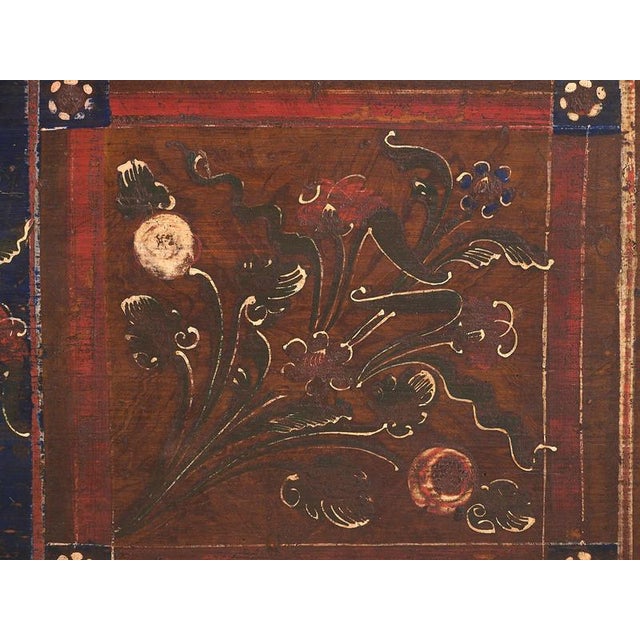 Painted Chest with Floral Details, 1870s For Sale - Image 18 of 18