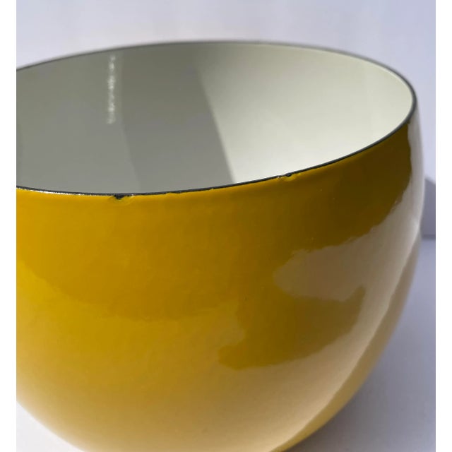 Dansk 1970s Dansk Enamel Mid Century Modern Planter For Sale - Image 4 of 7