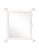 Contemporary Fleur Home Carnival Iko Iko Rectangle Mirror in Frosted Petal, 51x63 For Sale - Image 3 of 3