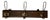 Vintage Bistro-Style Wall-Mounted Coat Rack in Wood and Patinated Metal, 1940s For Sale