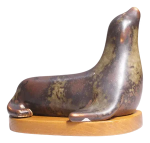 Seal in Stoneware by Gunnar Nylund, 1930s
