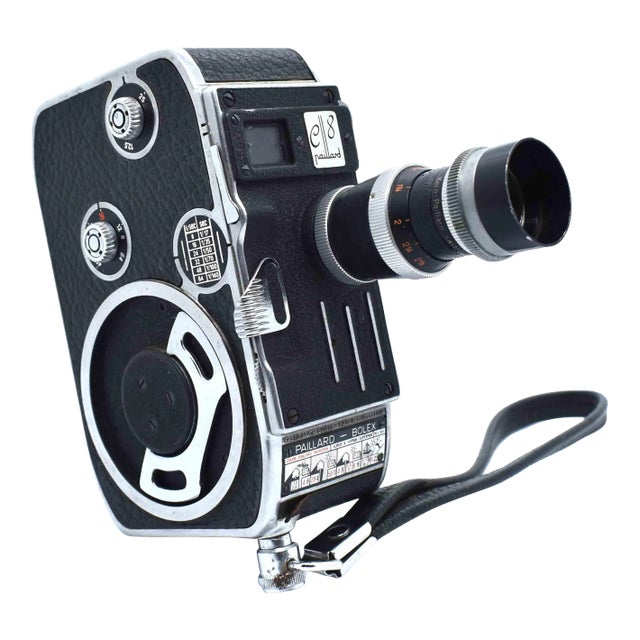 Mid 20th Century Bolex Paillard E8 Roll Film Movie Camera