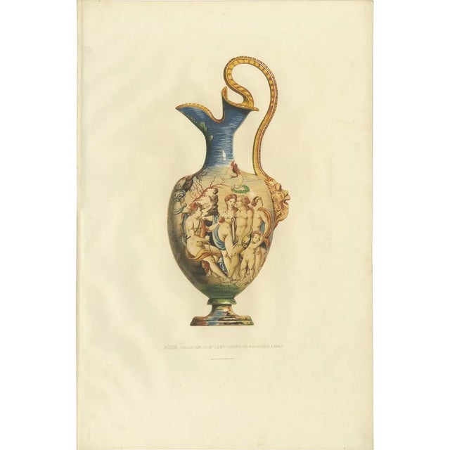 Delange, Ewer of Mr. Le Bon Gustave Rothschild, 1869, Print For Sale
