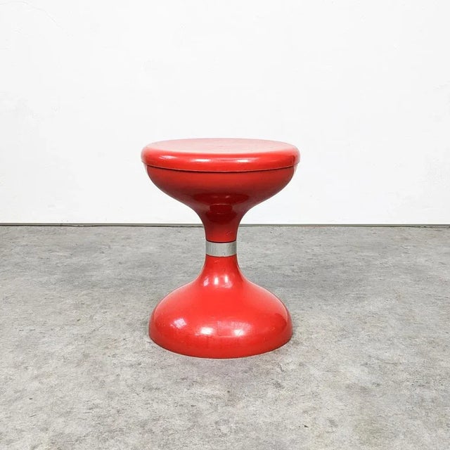 Italian Space Age Plastic Stool, 1970s For Sale - Image 9 of 10