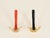 Mid-Century Brass and Coral Red and Black Enamel Coat Hooks, Italy, 1950s, Set of 4 For Sale - Image 3 of 14