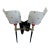 Pair of 1950's Pierre Guariche French Wall Sconces + Spare Parts Mid Century For Sale
