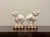 Hollywood Regency Vintage Fitz & Floyd Ceramic Elephant Bookends / Figurines - A Pair For Sale - Image 3 of 10