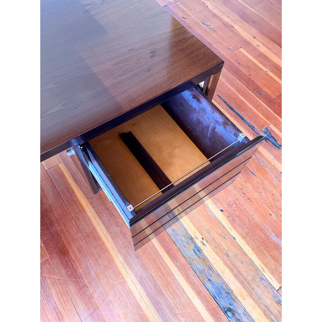 Mid 20th Century Rosewood Executive Desk Attributed to Omann Jun Møbelfabrik For Sale - Image 12 of 13