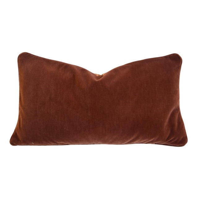 Italian Designer Mariano Fortuny Lucrezia Botanical Feather/Down Pillow 26" X 14" For Sale In Los Angeles - Image 6 of 7
