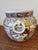 Ceramic Pair of Japanese Satsuma Jars, Hand Painted Kutani Style Pottery, Vintage Oriental Vases With Handles, Signed Gilded Decor For Sale - Image 7 of 14