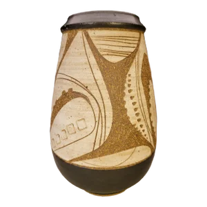 Mid Century Pottery Vase by Joel Edwards