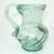 Vintage Hand Blown Glass Bar Pitcher With Painted Ship & Nautical Motif For Sale - Image 9 of 10