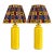 Vintage Lamps With Silk Ikat Lampshades - a Pair For Sale