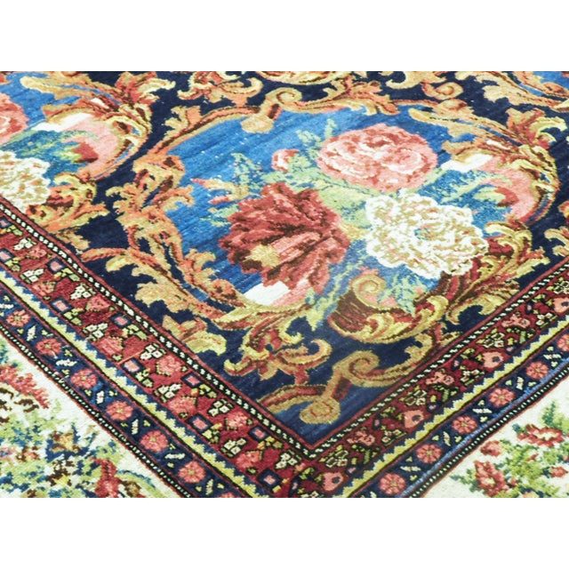 1900 - 1909 1900s Antique Hand Knotted Persian Bijar Rug 11'7"x 15'5" For Sale - Image 5 of 13