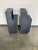 Pair mid century modern ebonized nightstands in good estate condition. There are some scratches and slight dings that...