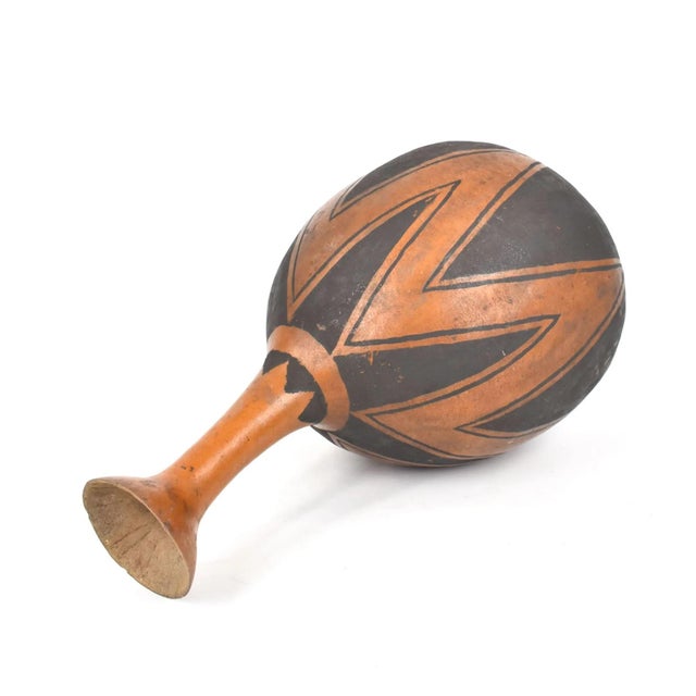 African Early 20th Century Tutsi Ceremonial Calabash Gourd Rwanda For Sale - Image 3 of 7