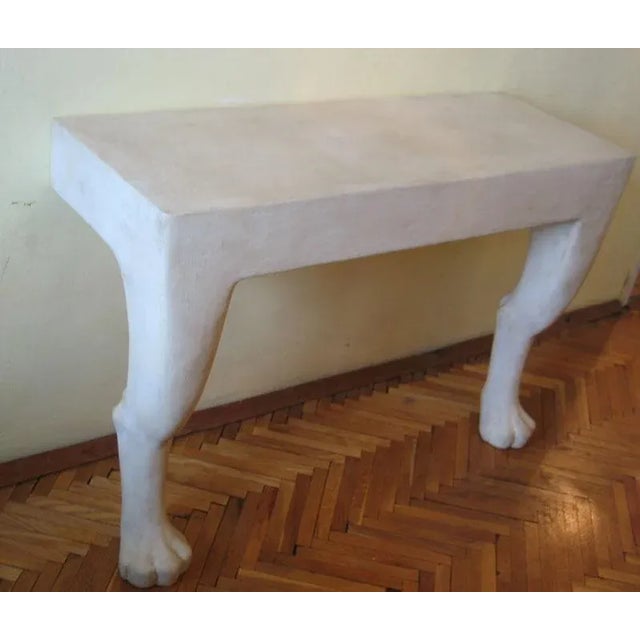 Late 20th Century Attributed to John Dickinson 42' Wall Mounted Console Table For Sale - Image 6 of 11