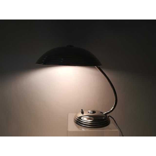 Silver Chrome Plated Table Lamp from Helo Leuchten For Sale - Image 8 of 10