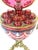 1880s Magnificent Moser Cranberry Glass Imperial Egg-Form Tantalus Service For Sale - Image 12 of 18