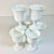 1970s 1970s Vintage Americana Arts & Crafts Indiana Glass Grape Milk Glass Water/Wine Goblets - Set of 6 For Sale - Image 5 of 8