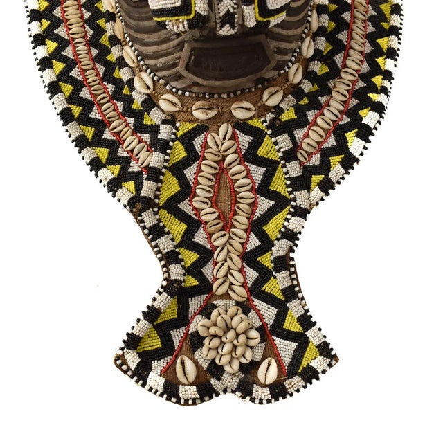Wood Early 20th Century Kuba Mask Bwoom Helmet Royal For Sale - Image 7 of 9