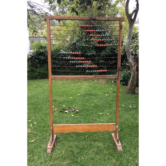 Wood Vintage Abacus, 1940s For Sale - Image 7 of 12