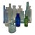 Antique Apothecary Bottle Lot Cobalt Blue Aqua Clear Drugstore Pharmacy Bottles For Sale
