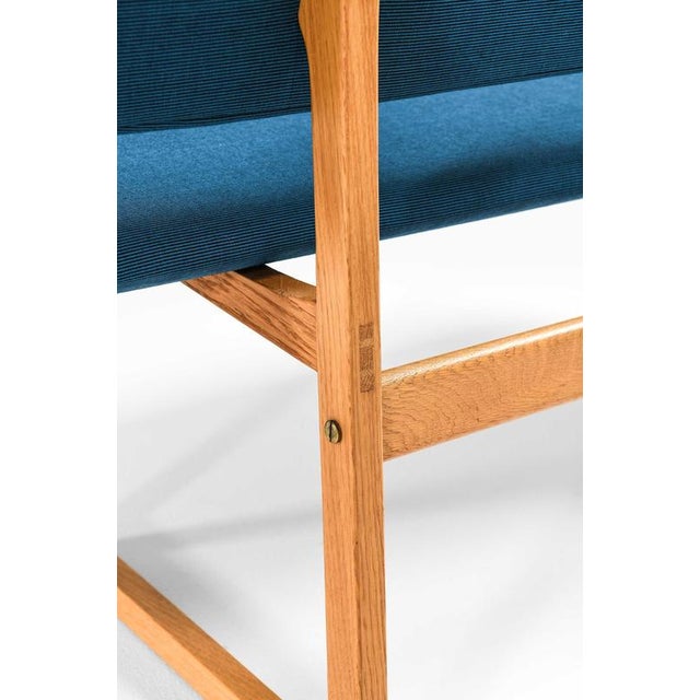 Blue Öresund Bench by Børge Mogensen, 1950s For Sale - Image 8 of 9