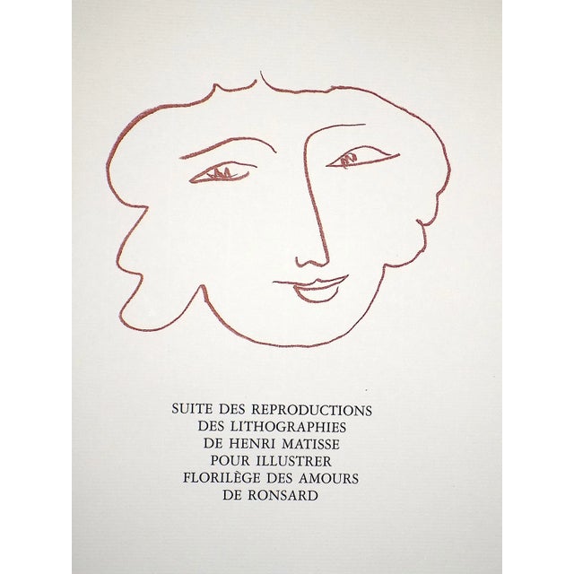 1970s Vintage Henri Matisse Abstract Modernist Portraits & Nude Couple - Set of 3 For Sale - Image 5 of 7