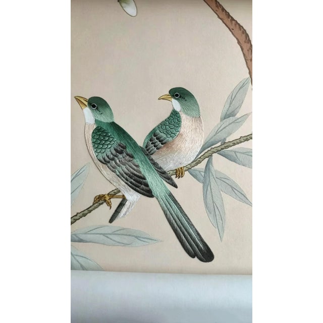 If you love the look of De Gournay wallpaper but not the price, this is for you. Magnificent hand‑painted chinoiserie...
