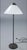 Louis Poulsen Vintage Gray-Brown Opala Floor Lamp by Hans J. Wegner for Louis Poulsen For Sale - Image 4 of 8