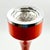 1970s Italian Space Age Floor Ashtray in Orange Plastic and Chrome, 1970s For Sale - Image 5 of 14