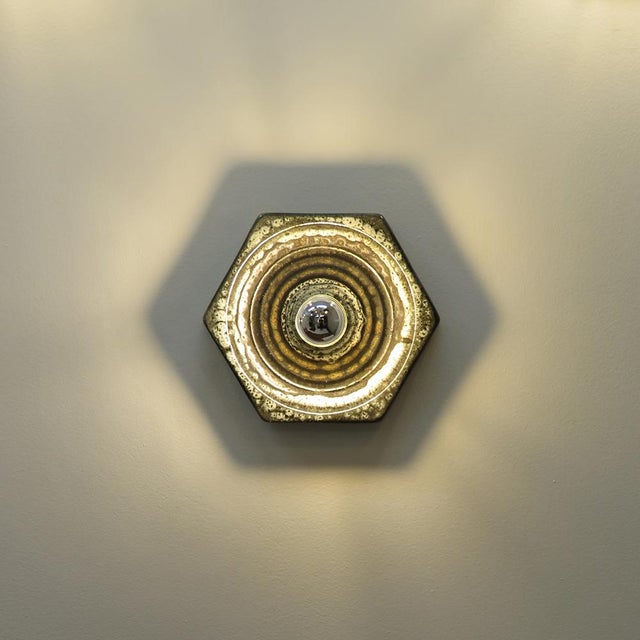 German Ceramic Wall Lights, 1960 For Sale In Los Angeles - Image 6 of 10