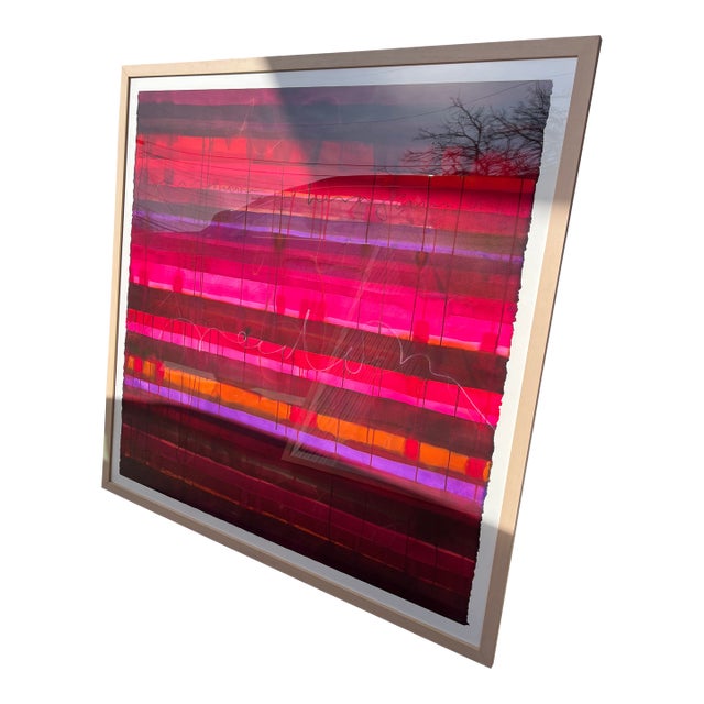 Framed Contemporary Abstract Artwork by Eliza K. For Sale