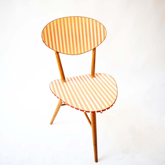 Mid-Century Modern Dining Set with Formica Table and Four Chairs, 1950s, Set of 5 For Sale - Image 14 of 18