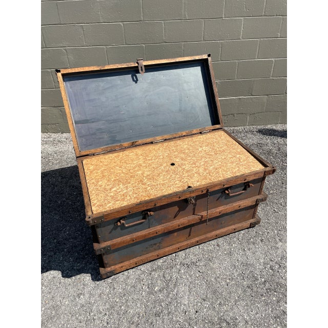 Late 1800’s Vanderman Stagecoach Strong Box For Sale - Image 10 of 13