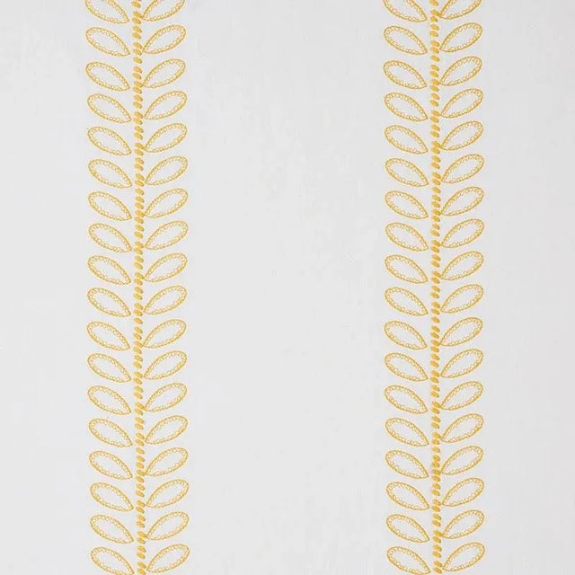 With a delicate embroidered leaf stripe that meanders up a lovely cotton-linen ground, Camille captures the simplicity of...