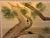 Brown Vintage Japanese Hand‑Painted Landscape Byōbu Screen, Signed For Sale - Image 8 of 12