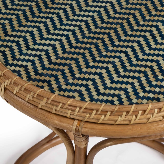 2020s Lindy Rattan Side Table For Sale - Image 5 of 7