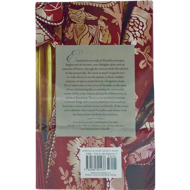 Red A Day at Versailles by Yves Carlier France Hardcover Book 2014 For Sale - Image 8 of 12