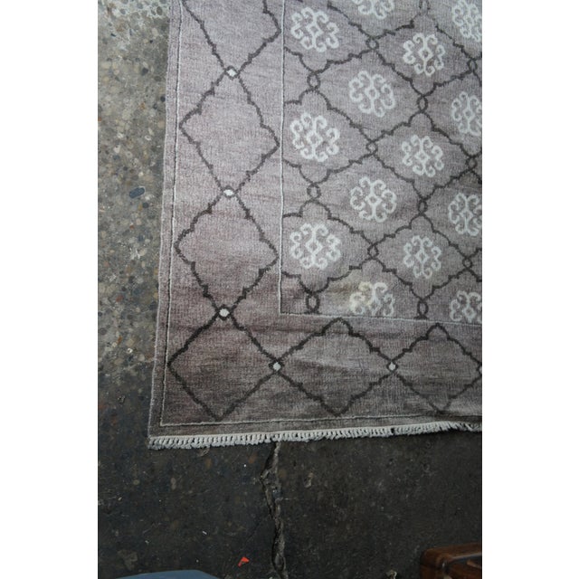 Late 20th Century Jd Staron Luxury Broadloom Tufted Geometric Area Rug Mat Carpet 12' X 15' For Sale - Image 4 of 13