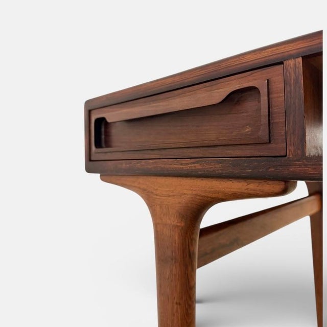 CFC Silkeborg Vintage Danish Coffee Table with Drawers by Johannes Andersen for CFC Silkeborg, 1960s For Sale - Image 4 of 13