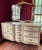 French Provincial Drexel French Provincial Style 9-Drawer Triple Dresser With Mirror | Serpentine Front | 1960s For Sale - Image 3 of 18