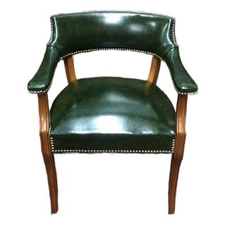 Vintage Leather Chair, Vintage Desk Chair For Sale