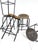 Wood Vintage Industrial Bar Stool by Schmitz For Sale - Image 7 of 16